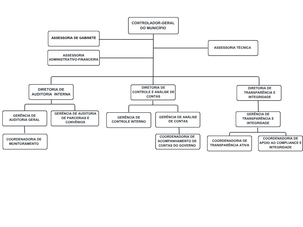 Black and White Minimalist Organizational Chart 2